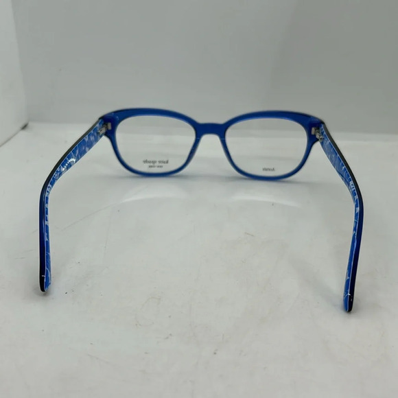 Kate Spade Zelda OJU Eyeglasses Frames RXable Blue/ White. NWT main image 10